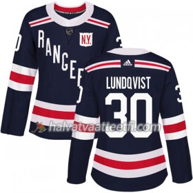 Naisten NHL New York Rangers Pelipaita Henrik Lundqvist 30 Adidas 2017-2018 Navy Blue 2018 Winter Classic Authentic